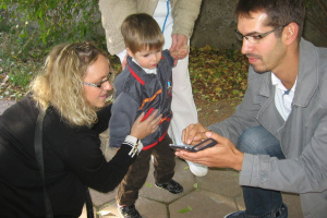 Audrey et Mehdi parents de Stanislas (Photo)