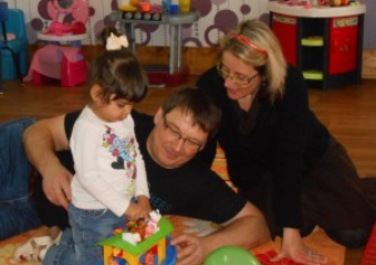 Véronique, Jean-François et Angeline ASSIER (photo)