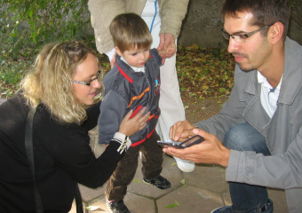 Audrey et Mehdi parents de Stanislas (Photo)